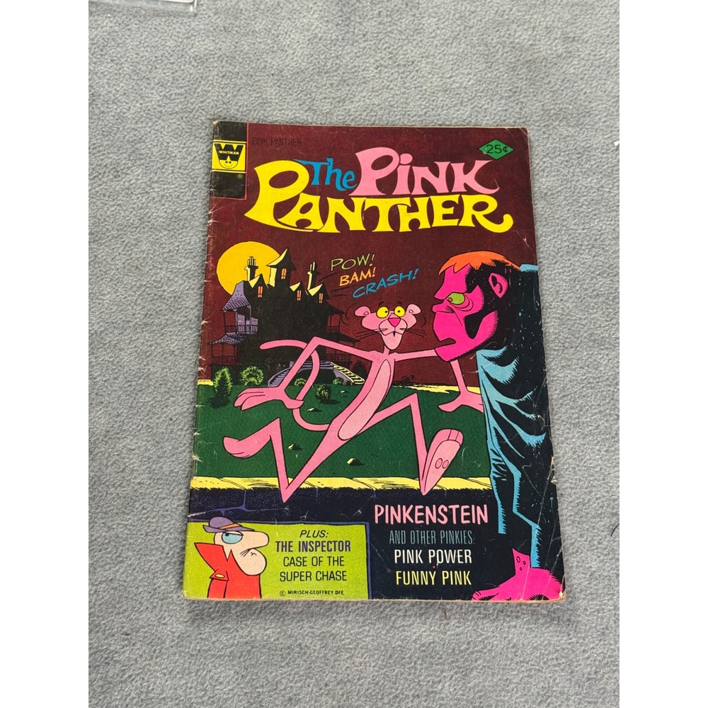 Vintage Whitman The Pink Panther Pinkenstein Comic Book Bronze Age Retro 1970s